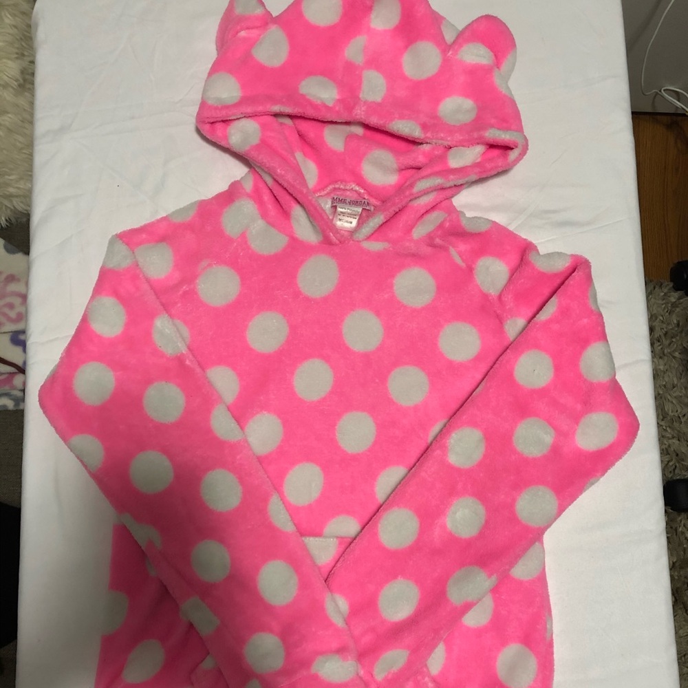 Emme Jordan fuzzy hoodie/Medium girls